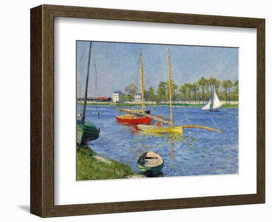The Seine at Argenteuil, 1882-Gustave Caillebotte-Framed Giclee Print
