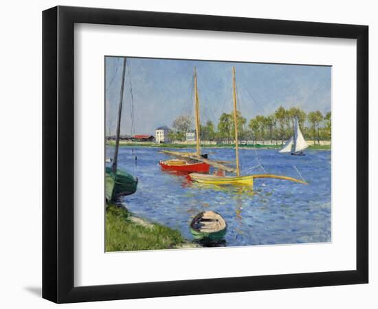 The Seine at Argenteuil, 1882-Gustave Caillebotte-Framed Giclee Print