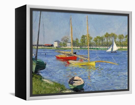 The Seine at Argenteuil, 1882-Gustave Caillebotte-Framed Premier Image Canvas