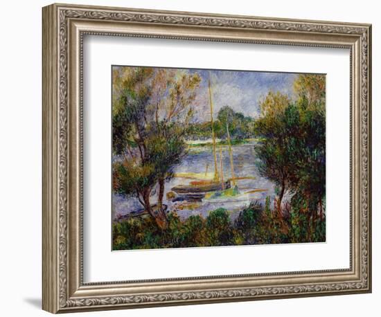 The Seine at Argenteuil, 1888-Pierre-Auguste Renoir-Framed Giclee Print