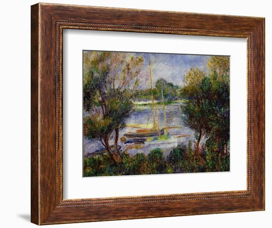 The Seine at Argenteuil, 1888-Pierre-Auguste Renoir-Framed Giclee Print