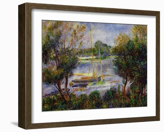 The Seine at Argenteuil, 1888-Pierre-Auguste Renoir-Framed Giclee Print