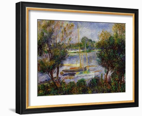 The Seine at Argenteuil, 1888-Pierre-Auguste Renoir-Framed Giclee Print