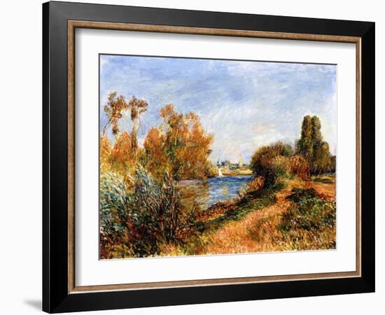 The Seine at Argenteuil, 1888-Pierre-Auguste Renoir-Framed Giclee Print