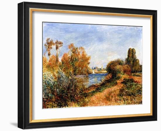 The Seine at Argenteuil, 1888-Pierre-Auguste Renoir-Framed Giclee Print