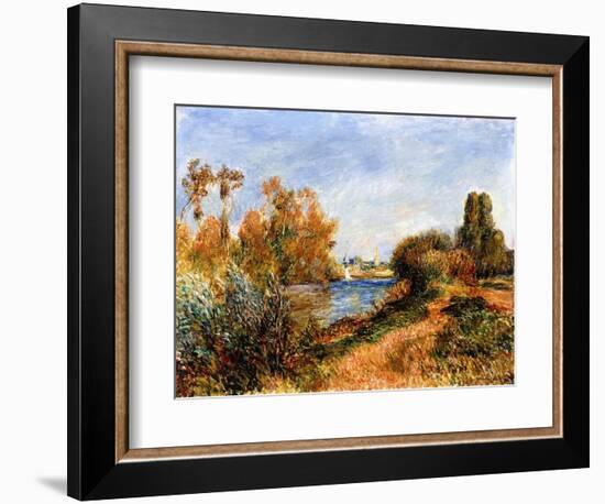 The Seine at Argenteuil, 1888-Pierre-Auguste Renoir-Framed Giclee Print