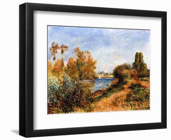 The Seine at Argenteuil, 1888-Pierre-Auguste Renoir-Framed Giclee Print