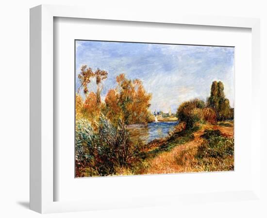 The Seine at Argenteuil, 1888-Pierre-Auguste Renoir-Framed Giclee Print