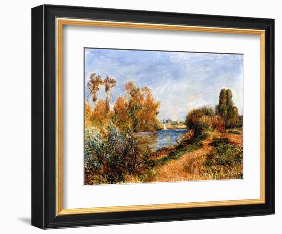 The Seine at Argenteuil, 1888-Pierre-Auguste Renoir-Framed Giclee Print