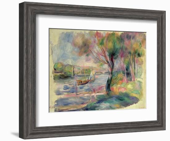 The Seine at Argenteuil, 1892-Pierre-Auguste Renoir-Framed Giclee Print