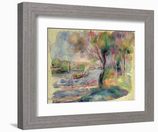 The Seine at Argenteuil, 1892-Pierre-Auguste Renoir-Framed Giclee Print
