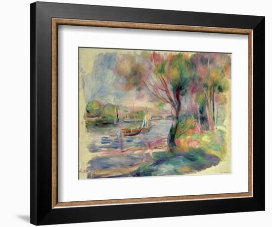 The Seine at Argenteuil, 1892-Pierre-Auguste Renoir-Framed Giclee Print