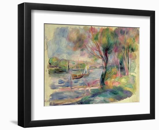 The Seine at Argenteuil, 1892-Pierre-Auguste Renoir-Framed Giclee Print