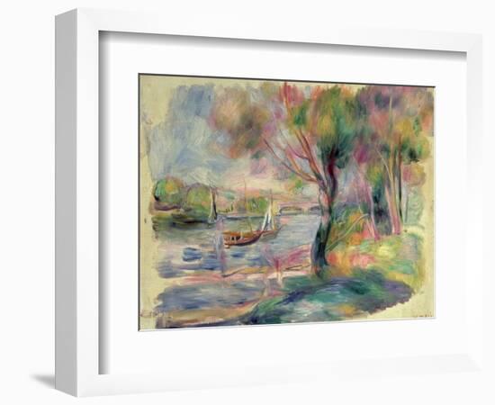 The Seine at Argenteuil, 1892-Pierre-Auguste Renoir-Framed Giclee Print