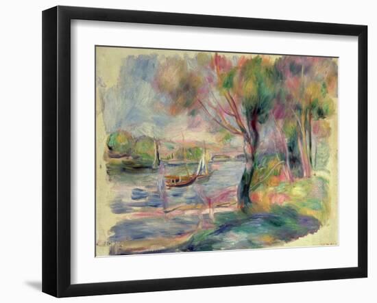 The Seine at Argenteuil, 1892-Pierre-Auguste Renoir-Framed Giclee Print