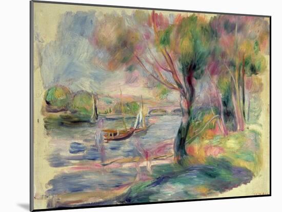 The Seine at Argenteuil, 1892-Pierre-Auguste Renoir-Mounted Giclee Print