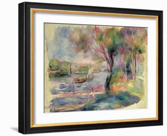 The Seine at Argenteuil, 1892-Pierre-Auguste Renoir-Framed Giclee Print