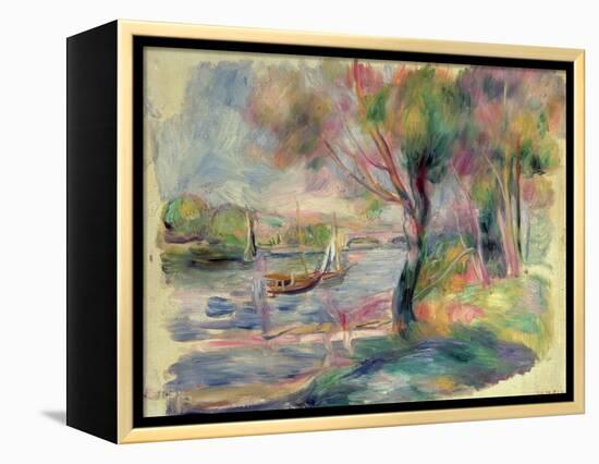 The Seine at Argenteuil, 1892-Pierre-Auguste Renoir-Framed Premier Image Canvas