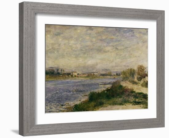 The Seine at Argenteuil, c.1873-Pierre-Auguste Renoir-Framed Giclee Print
