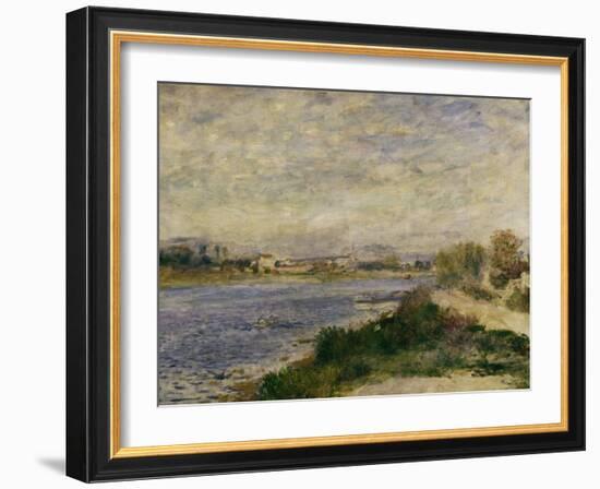 The Seine at Argenteuil, c.1873-Pierre-Auguste Renoir-Framed Giclee Print