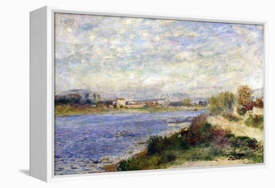 The Seine at Argenteuil, C1883-Pierre-Auguste Renoir-Framed Premier Image Canvas