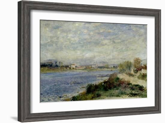 The Seine at Argenteuil-Pierre-Auguste Renoir-Framed Giclee Print