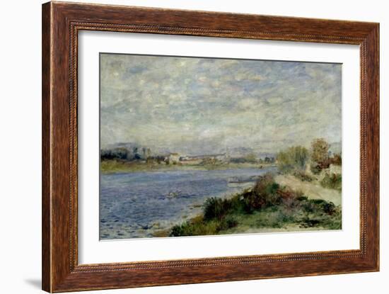 The Seine at Argenteuil-Pierre-Auguste Renoir-Framed Giclee Print