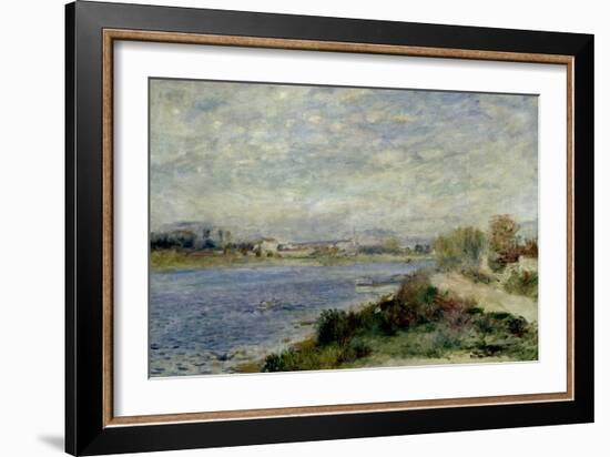 The Seine at Argenteuil-Pierre-Auguste Renoir-Framed Giclee Print