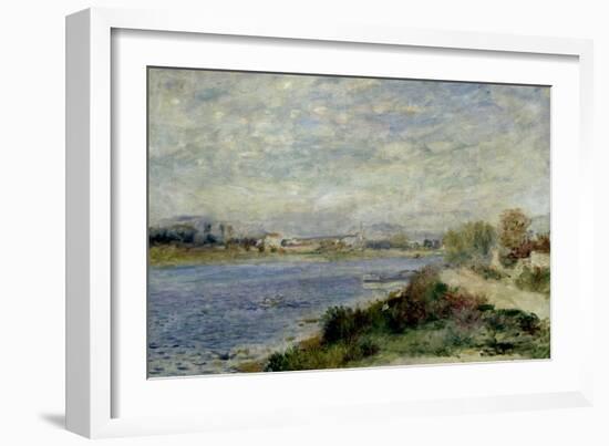 The Seine at Argenteuil-Pierre-Auguste Renoir-Framed Giclee Print