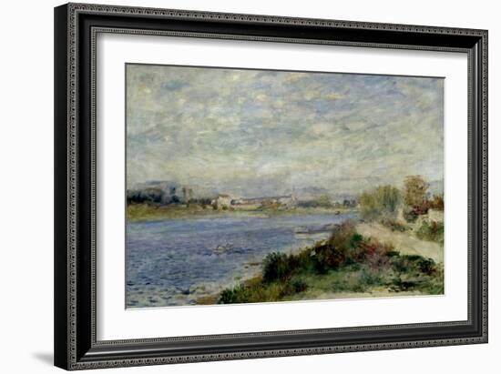 The Seine at Argenteuil-Pierre-Auguste Renoir-Framed Giclee Print