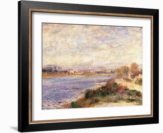 The Seine at Argenteuil-Pierre-Auguste Renoir-Framed Giclee Print