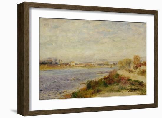 The Seine at Argenteuil-Pierre-Auguste Renoir-Framed Giclee Print