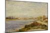 The Seine at Argenteuil-Pierre-Auguste Renoir-Mounted Giclee Print