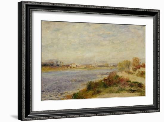 The Seine at Argenteuil-Pierre-Auguste Renoir-Framed Giclee Print