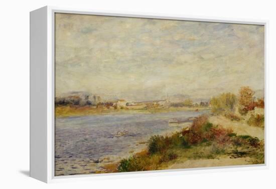 The Seine at Argenteuil-Pierre-Auguste Renoir-Framed Premier Image Canvas