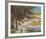 The Seine at Bennecourt-Claude Monet-Framed Art Print