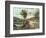 The Seine at Bougival, 1869-Claude Monet-Framed Giclee Print