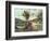 The Seine at Bougival, 1869-Claude Monet-Framed Giclee Print