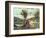 The Seine at Bougival, 1869-Claude Monet-Framed Giclee Print