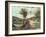 The Seine at Bougival, 1869-Claude Monet-Framed Giclee Print