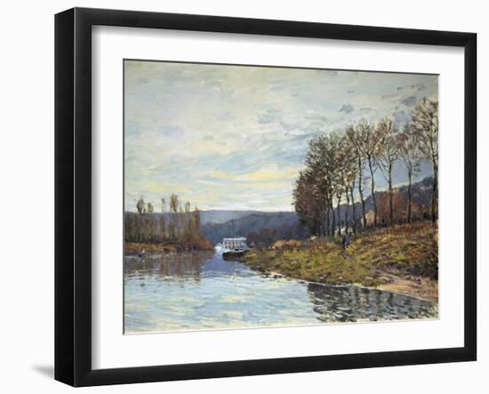 The Seine at Bougival, 1873-Alfred Sisley-Framed Giclee Print