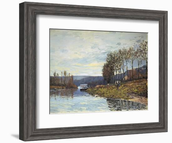 The Seine at Bougival, 1873-Alfred Sisley-Framed Giclee Print