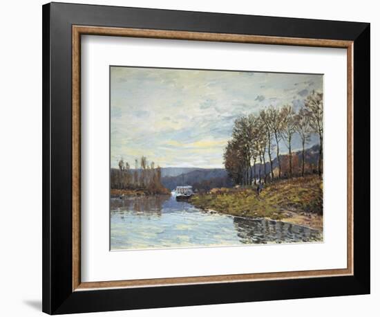 The Seine at Bougival, 1873-Alfred Sisley-Framed Giclee Print