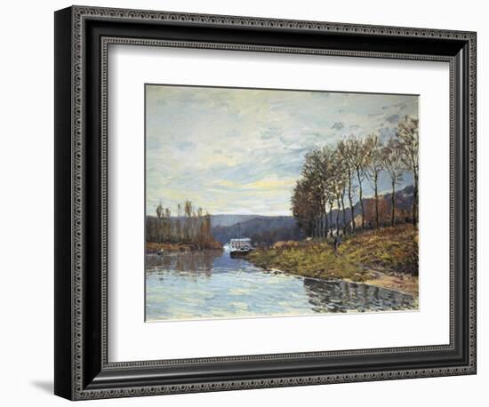 The Seine at Bougival, 1873-Alfred Sisley-Framed Giclee Print