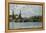 The Seine at Bougival, 1873-Alfred Sisley-Framed Premier Image Canvas