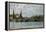 The Seine at Bougival, 1873-Alfred Sisley-Framed Premier Image Canvas