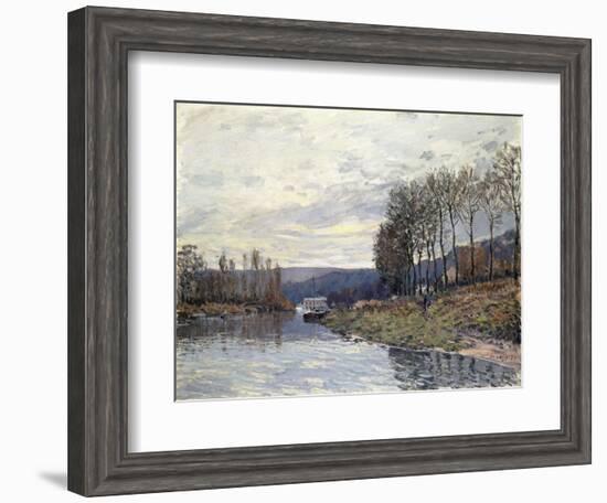 The Seine at Bougival, 1873-Alfred Sisley-Framed Giclee Print