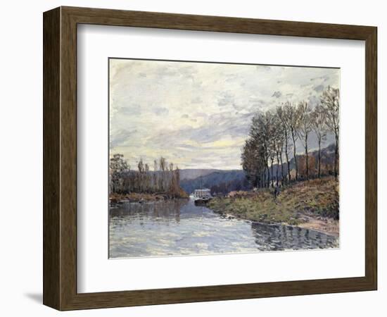 The Seine at Bougival, 1873-Alfred Sisley-Framed Giclee Print