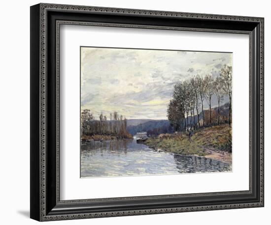 The Seine at Bougival, 1873-Alfred Sisley-Framed Giclee Print