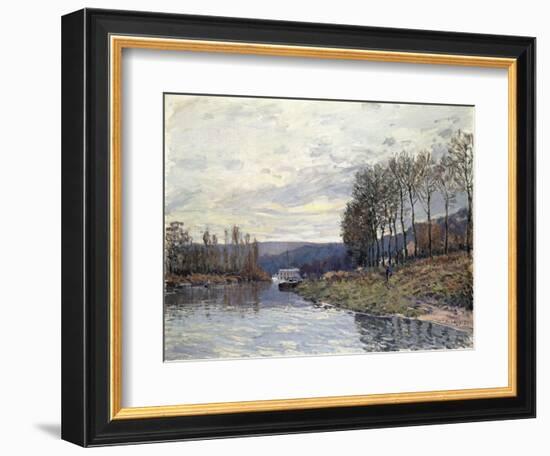 The Seine at Bougival, 1873-Alfred Sisley-Framed Giclee Print